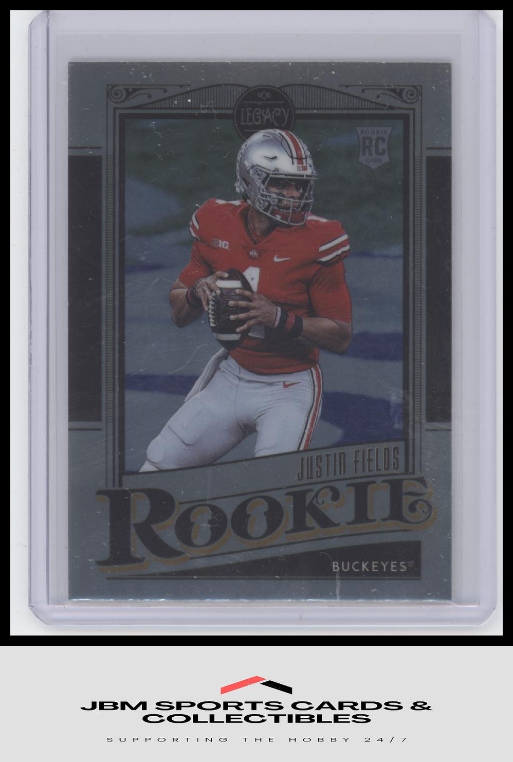 2021 Panini Legacy #142 Justin Fields Rookies Premium Edition RC