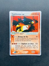 Carte Pokémon Typhlosion Ex 99/100 Ultra Rare Holo Ex Tempête De Sable Bloc Ex