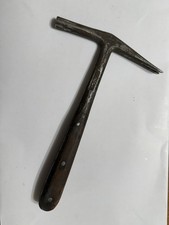 Vtg Cobbler C.S. Osborne No 5 Leather Working Saddlers Tack Hammer Wood Metal