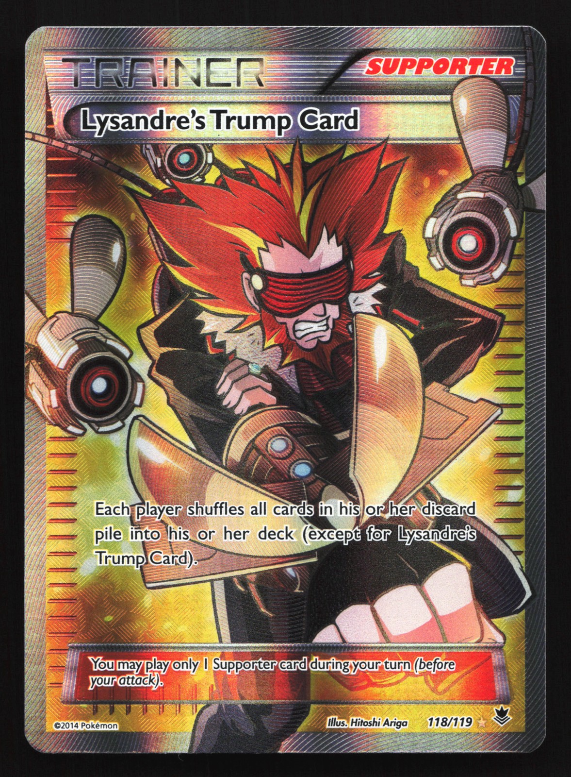 Lysandre's Trump Card 118/119 XY - Phantom Forces Ultra Rare Pokemon Card