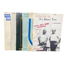 6 Vintage Jazz  Blues Sheet Music Sets - Sammy Nestico, Ray Charles 