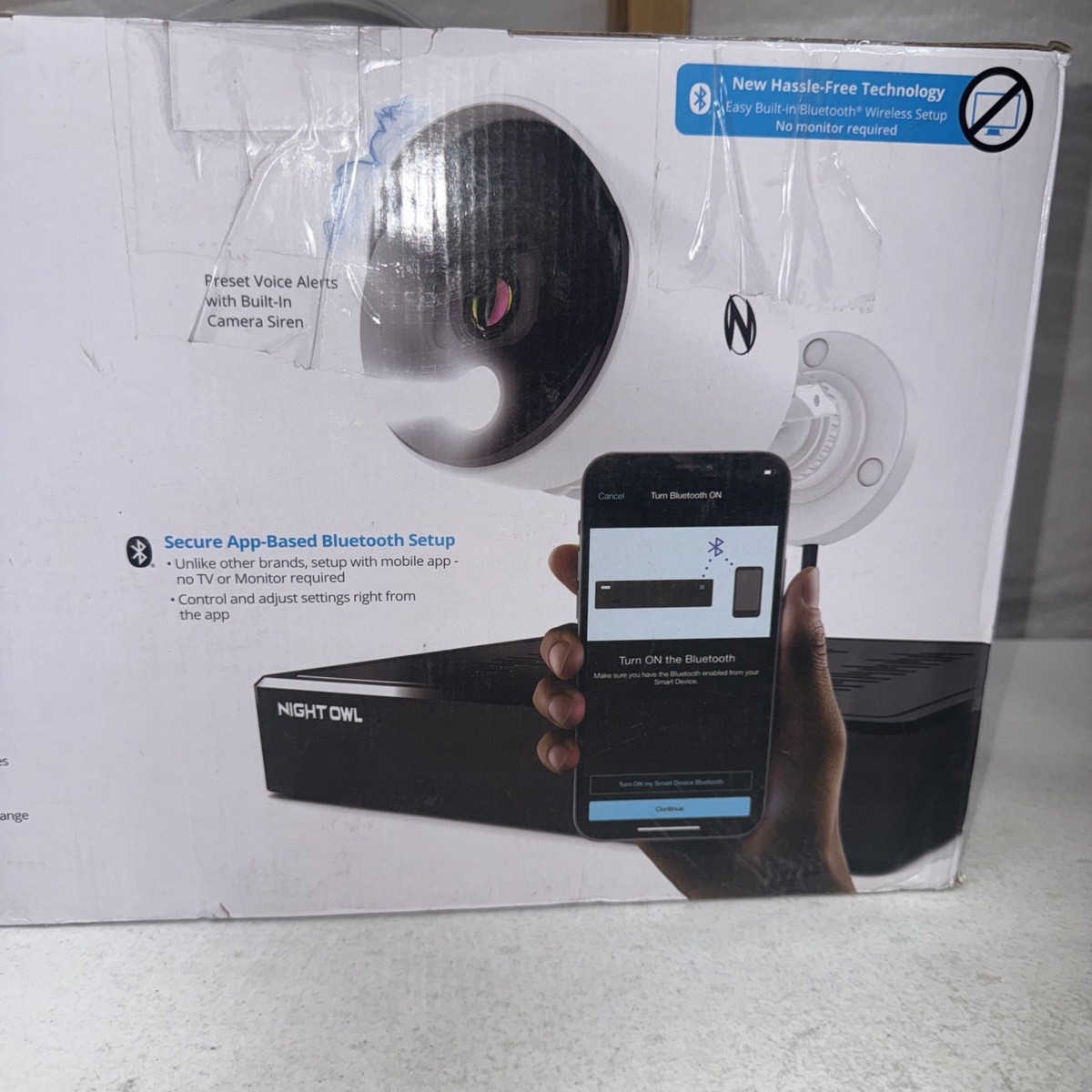 App Night Owl Camera Settings 2-Way Audio 12 Channel DVR Security