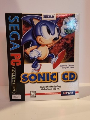 Sonic CD, Factory Sealed Sega PC Collection CD-ROM Hedgehog WINDOWS 97 - BIG BOX