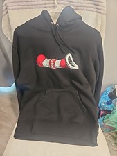 Supreme Cat in the Hat Hoodie Size M Used