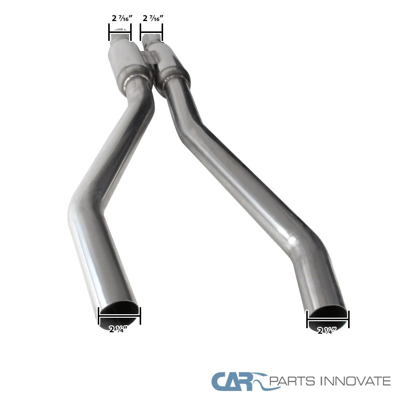 Fit 10-15 Chevy Camaro 3.6L V6 S/S Dual Catback Exhaust System Muffler Burnt Tip Foto 4 de 4