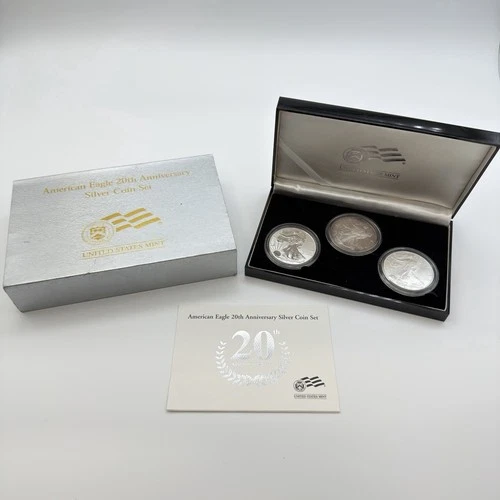 2006-W & P $1 American Silver Eagle 20th Anniversary ASE PROOF WEST POINT w/OGP!