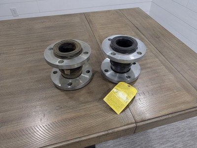 Pair Of ASA 2-1/2'' Rubber Expansion Joints
