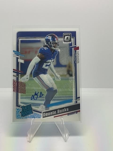 2023 Panini Donruss Optic Rated Rookie - Deonte Banks - Auto Autograph Rc /199