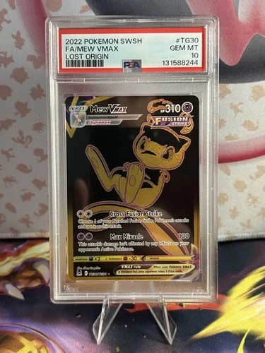 PSA 10 Mew VMAX Secret TG30/TG30 Lost Origin Trainer Gallery