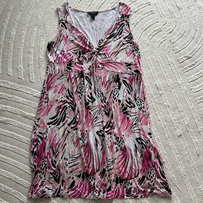Style & Co | Woman s Plus Pink Multi Sleeveless Stretch Short Dress | 2X