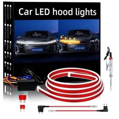 Dynamic Scan Start Up Hood Light Strip Sequential Flowing Turn Signal Lights ...