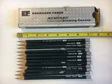 Full box Vintage Eberhard Faber Microtomic Hi-Density Drawing Pencils 600-HB