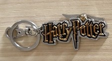 Harry Potter Logo Keychain Silver And Gold Finished