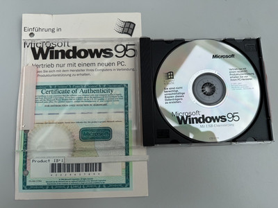 Microsoft Windows 95 CD - Deutsch - mit Produkt ID