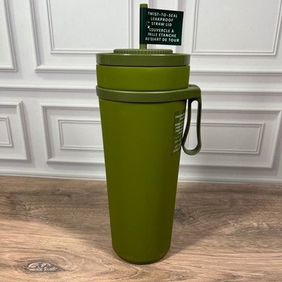 Starbucks 2025 Cold Cup Tumbler 24oz Olive Green Insulated