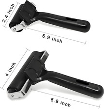 2 Pack Brayer Rollers, Professional Rubber Art Rollers with Comfortable Hand ...