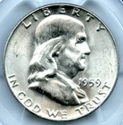 1959-D Franklin Half Dollar, PCGS MS64