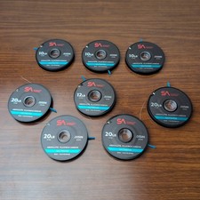 Scientific Anglers Absolute Fluorocarbon Salt Tippet 10, 12, 20lb - 30m LOT OF 8