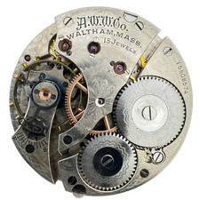 Antique 16s 1907 Waltham Mechanical Pocket Watch Movement No. 620 USA fService