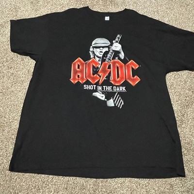 AC/DC Shot In The Dark Angus Young Graphic T-Shirt Mens 2XL Black Brisco Brands