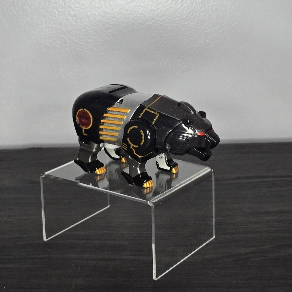 Power Rangers Wild Force Black Bear Wild Zord! ¡Completo con 3X Misles! Foto 2 de 3