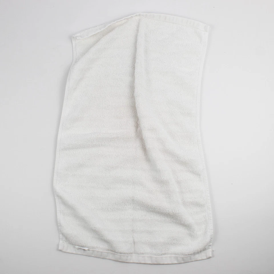 Lot of 5 Mainstays Terry Cotton Wash Cloth Hand Towel Ribbed White 16Wx26L - Image 4 of 4