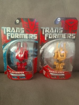 Transformers Bumblebee e Cliffjumper (Karte Decepticon) Film 2007 Neu im Blister