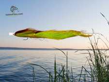 XL Hechtstreamer 23cm Huchenköder Doppelhaken 2/0 SalmoFlies Tandem Streamer Nr3