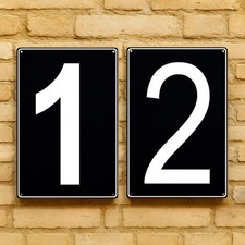 House Number Plaque 30cm Street Sign Wall Fence Door Address Business Outdoor