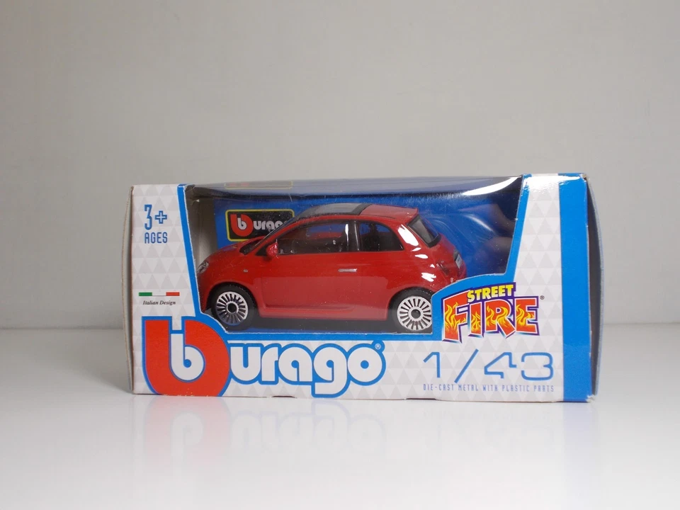 Bburago 30000 Fiat Nuova 500 "Red" - METAL Scala 1:43 - Immagine 2 di 2