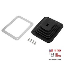 Rubber Shifter Boot Gear Panel Dust Cover 5 5/8in x 6 3/4in Manual Automatic