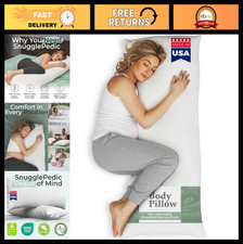 Cooling Full Body Pillow for Side Sleepers - Shredded Memory Foam, Breathable 20