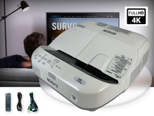 3LCD Projector for Office Presentations 3200 Lumens Wireless Ready w/Accessories