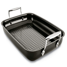 All-Clad Outdoor Nonstick Roaster Set 15X11 Inch Oven Grill Safe 500F Roaster