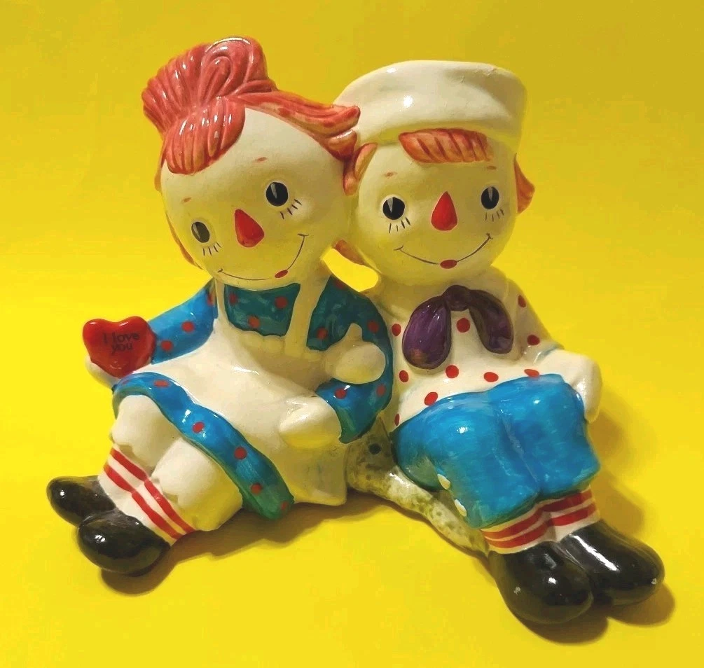 Raggedy D's Miniatures Ann and Andy Bank Indiana Collectible
