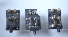 Lot Of 3 - Leviton & GC Bakelite Double Pole ...