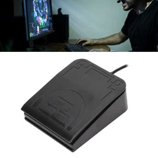 USB Foot Switch Pedal MIDI Controller Ergonomic Design Single Foot Switch Pedal