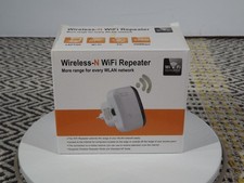 Wireless-N WiFi Repeater - Internet Adapter - 2.4 GHz - WLAN Range Extender