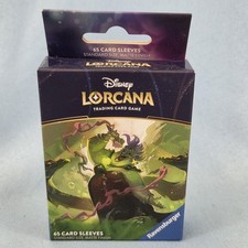 Disney Lorcana Card Sleeves Ursula 65 Standard Matte Ravensburger TCG