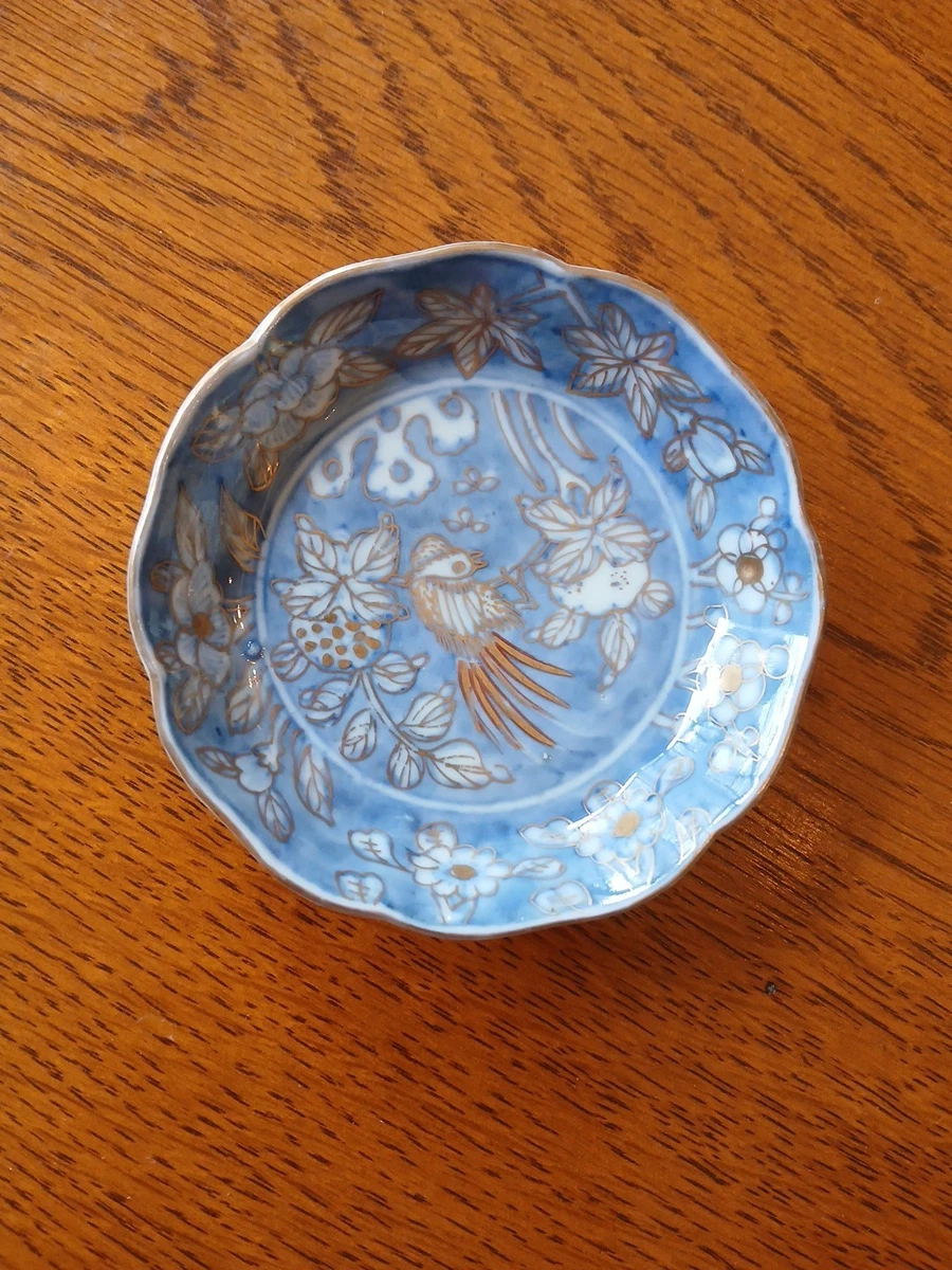 中国古董蓝色盘子| eBay