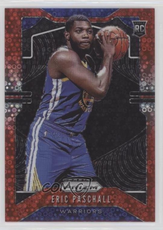2019-20 Panini Prizm Rookie Fast Break Red Prizm 38/125 Eric Paschall #279 d4m