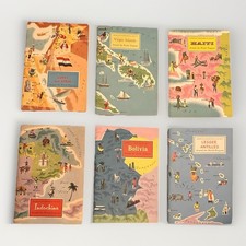 American Geographical Society 6 Around The World Books 1959/60 Mint w/stickers