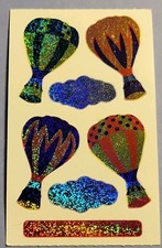 Stickopotamus Hot Air Balloons Sticker Sheet SP-SM-08 6 Stickers