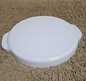 CorningWare Microwave Crisper MW-12 Enamel Plate 11.5in