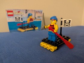 Vintage (1994) LEGO Pirates set 1713 Shipwrecked Pirate -  RARE
