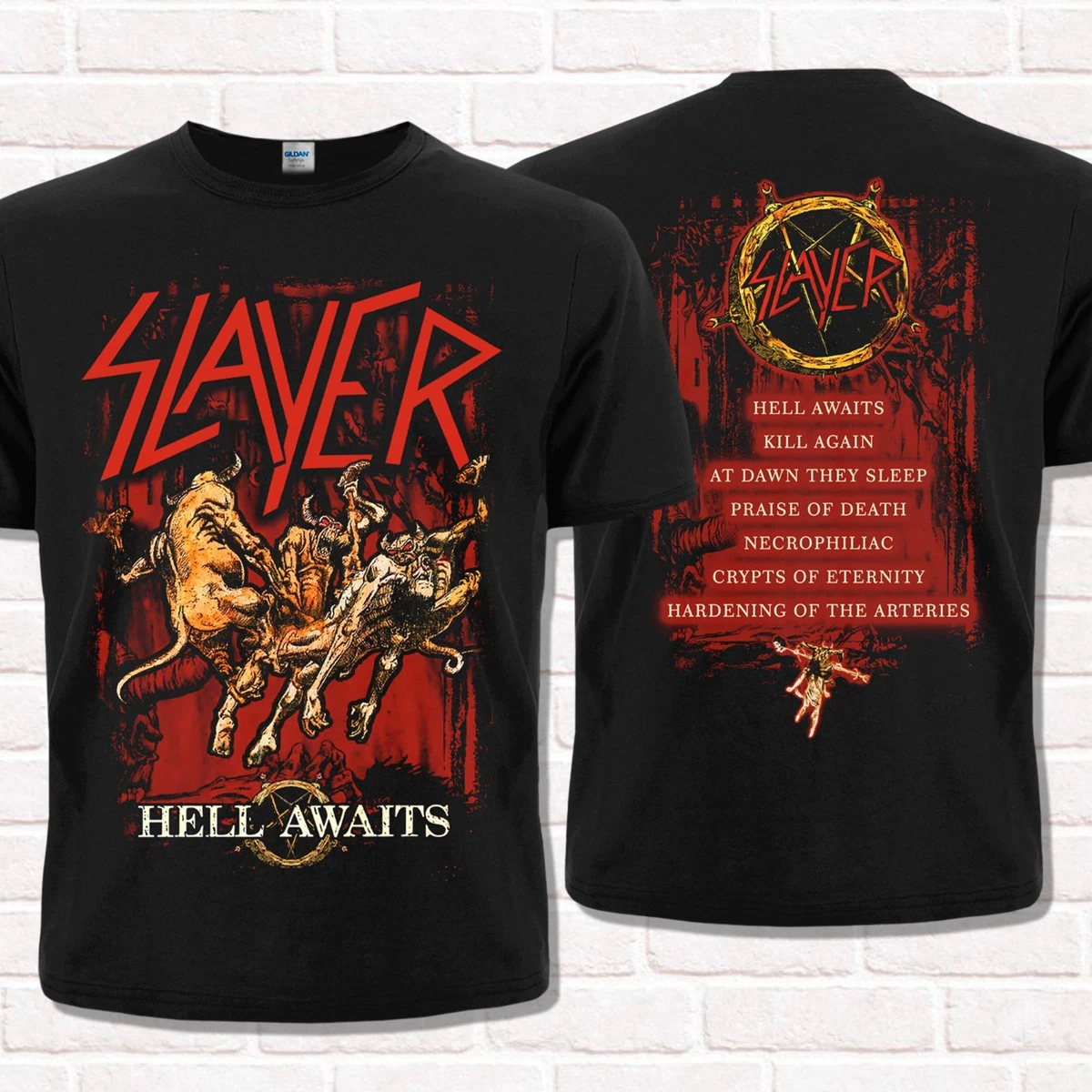 slayer hell awaits shirt products for sale | eBay
