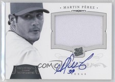 2012 Panini National Treasures 22/99 Martin Perez #194 Auto 0v1