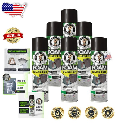 #ad Foam Blaster AC Coil Cleaner 6pk Deep Penetrating Spray Citrus Scent Evap... $96.32