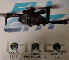 k-10 max  starter/Professional Drones with HD 3 Cameras  fun 360 kids Adults