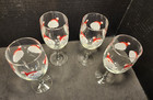 Santa Claus Wine Glass Set Eat Drink & Be Merry Set of 4 — photo 4